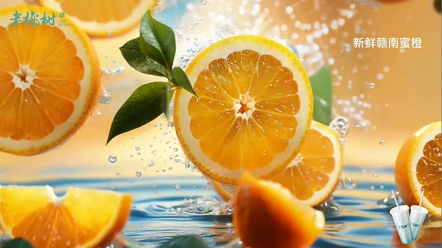 AI產品-青梅甜橙飲品 AI產品-青梅甜橙飲品